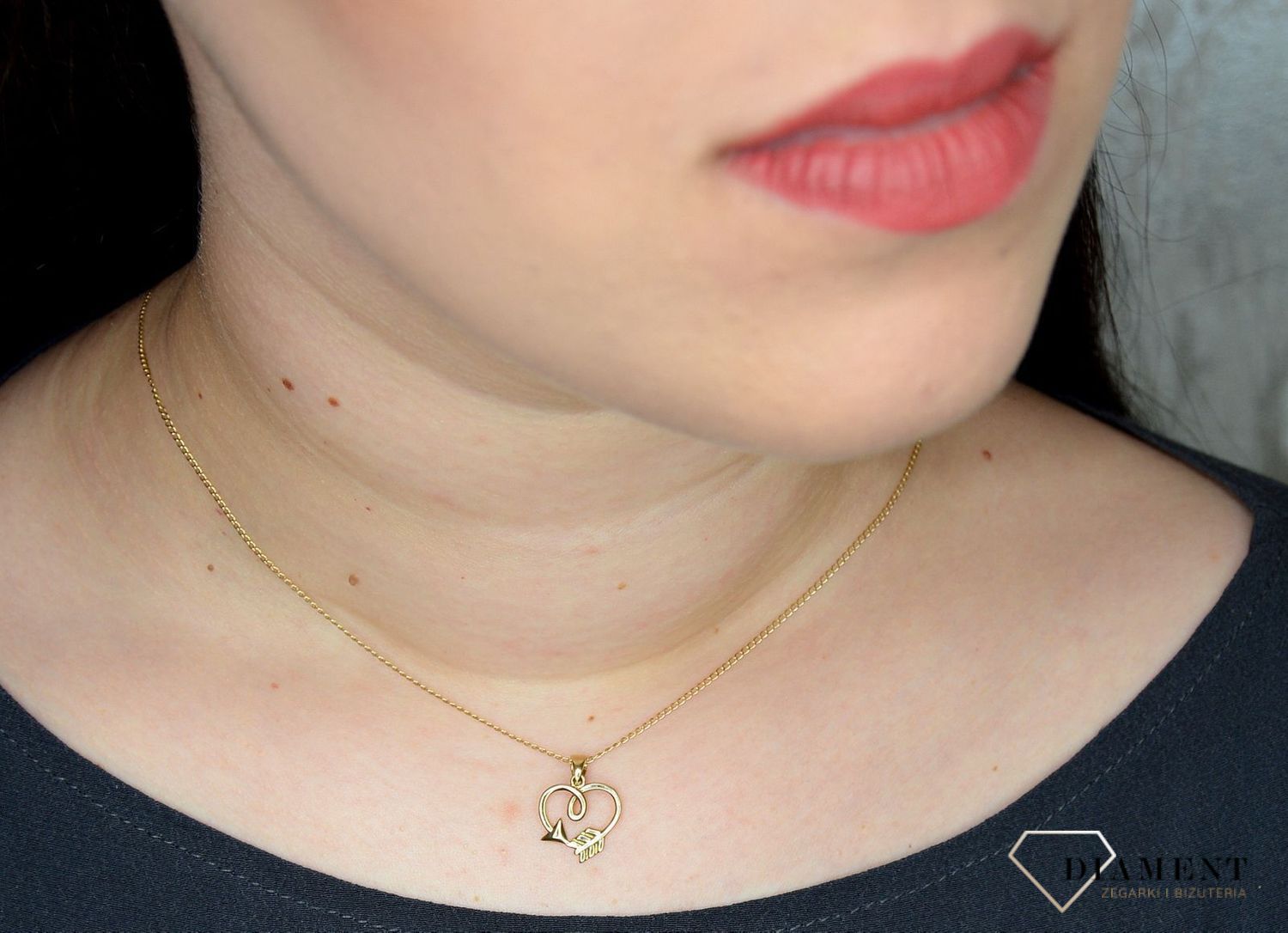 Złoty łańcuszek 585 delikatna pancerka 2 mm DIA-LAN-3156-585 2mm (1).jpg